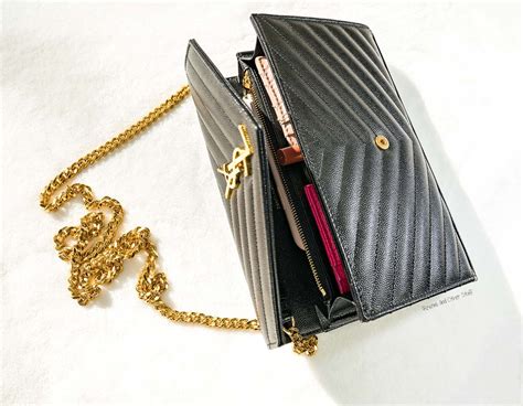 ysl wallet chain purse